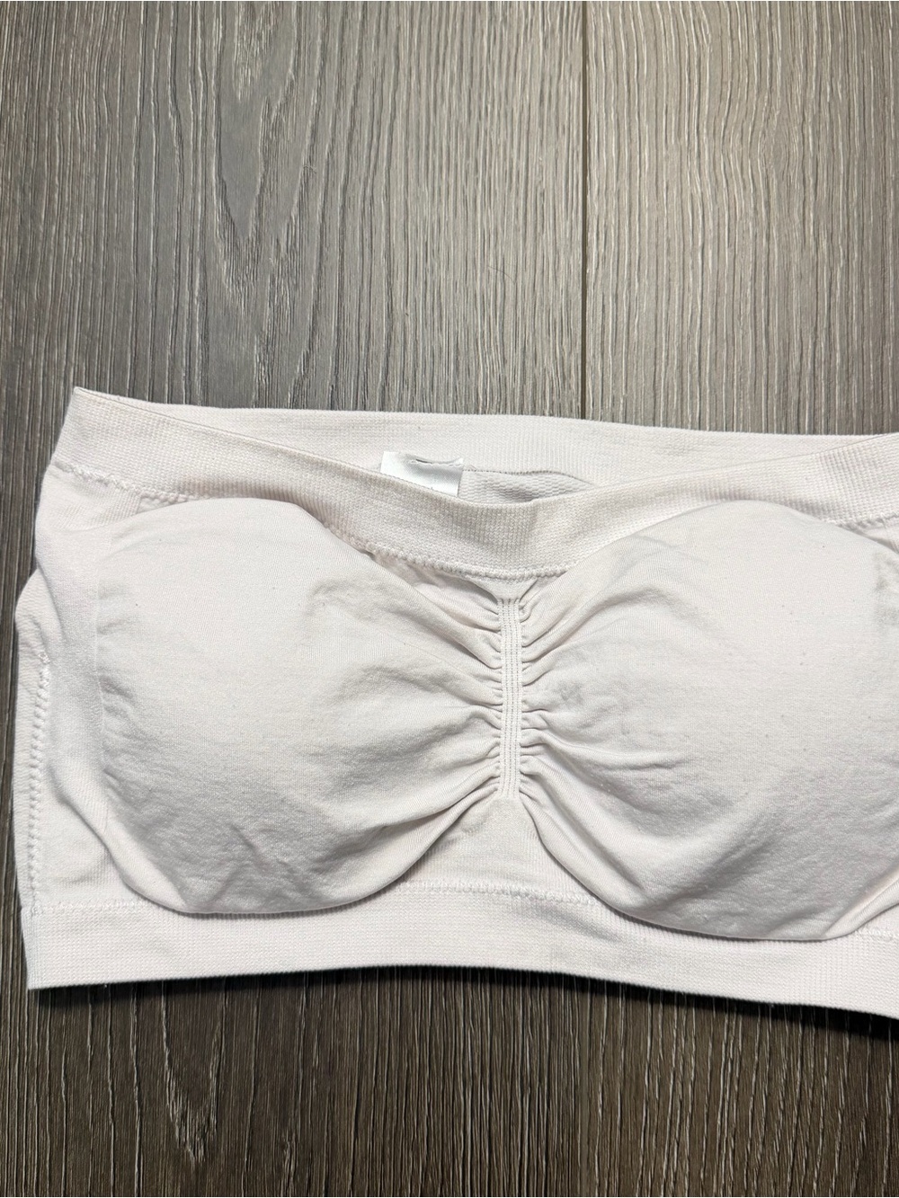 Strapless Bandeau Bra in white
